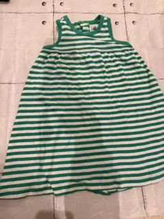 プチバトー ボーダーワンピース ノースリーブ サイズ：24m（86cm）
