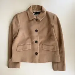 ZARA ザラ ウールブレンド フラップポケットジャケット キャメル Sサイズ