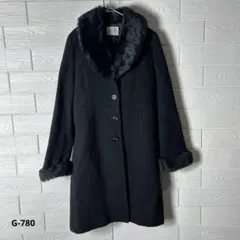 【PEYTON PLACE】★ペイトンプレイス★ファー★黒★コート★(9)★毛のサムネイル