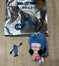 パペットスンスン スシロー コラボ 指人形マスコット　えび　クリアシート