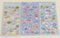 ボンボンドロップシール　水族館　海水魚 深海魚 水辺の生きもの