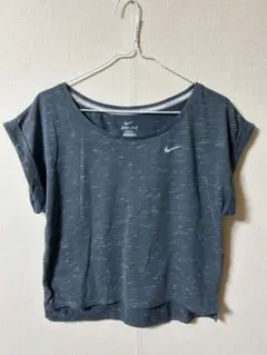 Nike DRI-FIT ダークグレー トップス M