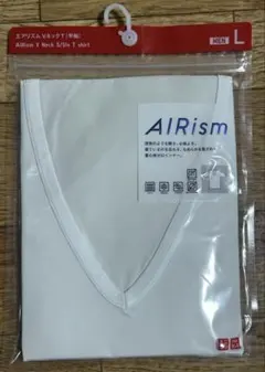 AIRism Vネック Tシャツ Lサイズ
