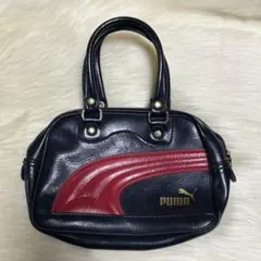 PUMA ボストンミニバッグ　ネイビーのサムネイル
