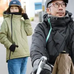 PATY サイクリング フリースネックウォーマー付きダウンジャケット　美品