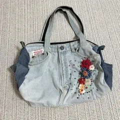 デニム リメイク トートバッグ