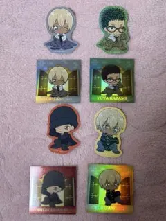 名探偵コナン ちぢませ隊ステッカーコレクション 安室透 赤井秀一 風見裕也