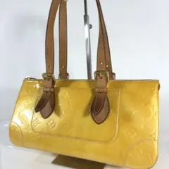 ルイヴィトン ヴェルニ アヴェニュー ハンドバッグ M93508 イエロー系
