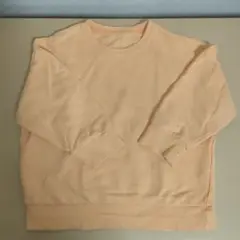 GU オレンジ色 長袖トレーナー 100cm
