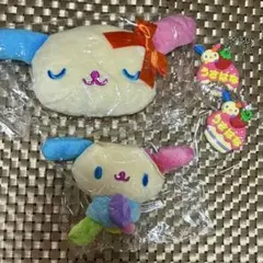 サンリオ ウサハナ ぬいぐるみキーホルダー おなまえホルダー まとめ売り