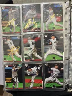 ノ*池様 侍ジャパンチップス　サイン9枚セット　プロ野球チップス
