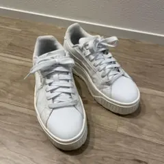 PUMA 厚底スニーカー ホワイト