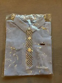【未使用未開封】familiar 水色 ポロシャツ 90サイズ
