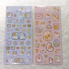 リラックマ シールセット スワンと金色の花