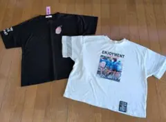 PINK latte ☆Tシャツ2枚セット☆S、XS