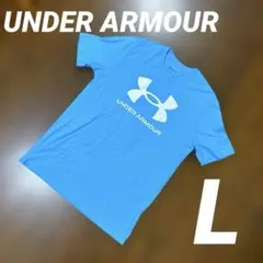 UNDER ARMOUR アンダーアーマー Tシャツ ライトブルー LG メンズのサムネイル