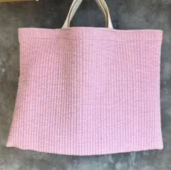 レッスンバック ピンク シンプル 無地 ヌビ イブル 韓国