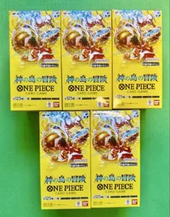 ワンピースカードゲーム ONE PIECE 神の島の冒険 4ボックス テープ付き