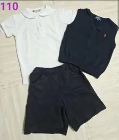 【小学校受験】ラルフローレン　ファミリア　マムエモア 3点セット 110cm