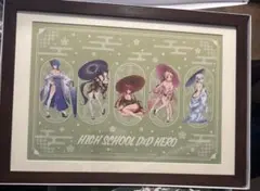 eeoくじ ハイスクールD×D HERO S賞 額縁入りプレミアム複製原画 番傘