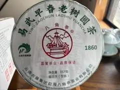 中茶牌 中国茶トップブランド 2007 プーアル生茶 小緑印 2541 
