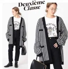 即完売商品★Deuxieme Classeジャガードカーディガン