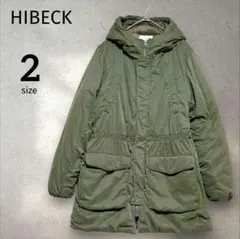 【HIBECK 】ハイベック 中綿ジャケット モッズコート カーキ 2