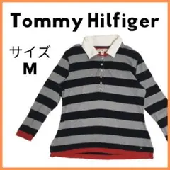美品USED　Tommy Hilfiger　長袖ポロシャツ　サイズM