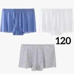 UNMELTED SNOW 男児 ボーイズ ボクサーパンツ 120 薄手 3枚