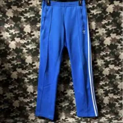 adidas アディダス　トラックパンツ　ブルー サイズ90「L相当」