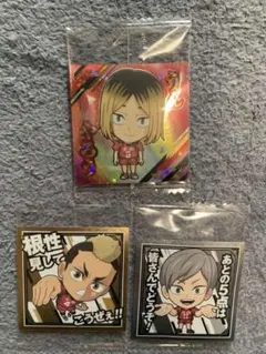 ハイキュー　にふぉるめーしょんシール　孤爪、山本、リエーフ
