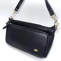 極美品 Deuxieme Classe別注シータパランティカ ポーチバッグ 黒￼ 極美品 Deuxieme Classe別注シータパランティカ ポーチバッグ 黒