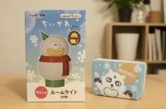 ちいかわ ルームライト 雪だるま、ちいかわ　エニマイくじ　Ｄ賞　ポーチ　あのこ