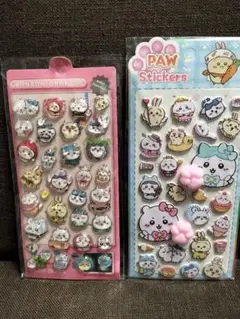 ウォーターシール、にくきゅうぷにぷにシール 2セット 　新品　①