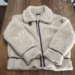 lovetoxic フリースジャケット ベージュ