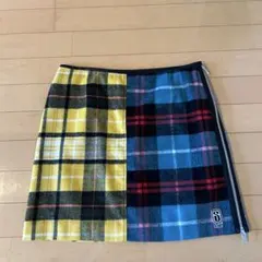 Stussy チェック柄タイトスカート ２回着用