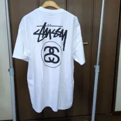 希少XXL 新品未使用タグ付き STUSSY STOCK LINK TEE 白