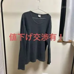 AVIREX U.S.A. Vネックセーター X-Large ダークグレー
