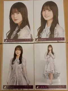 乃木坂46 ネーブルオレンジ 初回封入 生写真ヨリチュウヒキ4種4枚 小川彩