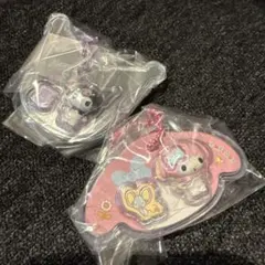 サンリオキャラクターズ パッケージチャーム&チョコボーロ クロミ　マイメロディ