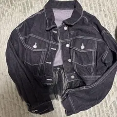 GRL クロップドデニムジャケット Lサイズ