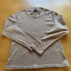 婦人服 ミセス シニア モックネック カットソー 長袖 S