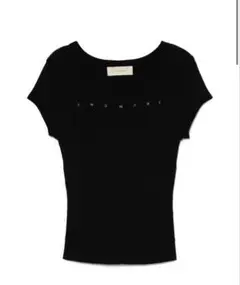 トップス Andmary AM1811 Mary logo tops black ANDMARY】Mary logo tops