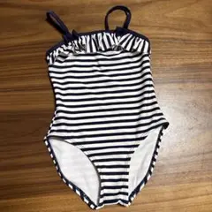 H&M ストライプ ノースリーブ水着 98/104