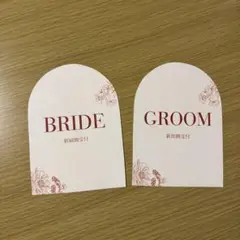 受付サイン　新郎新婦　結婚式　ウエディング　テーブルナンバー