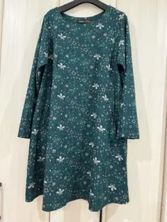 AS KNOW AS debase 花柄長袖ワンピース