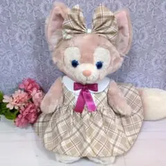 リーナベル　ステラルー　Ｓサイズ　コスチューム・リボンセット　チェック柄　リボン