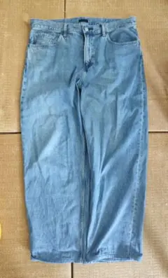 ユニクロ ワイドストレートジーンズ ウエスト 36