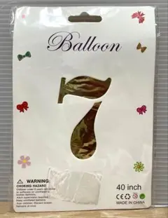 【数字7】40インチ バースデーバルーン 誕生日 風船 1枚 ゴールド