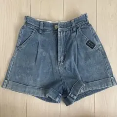 Lovetoxicデニムハーフパンツ ライトブルー　140cm